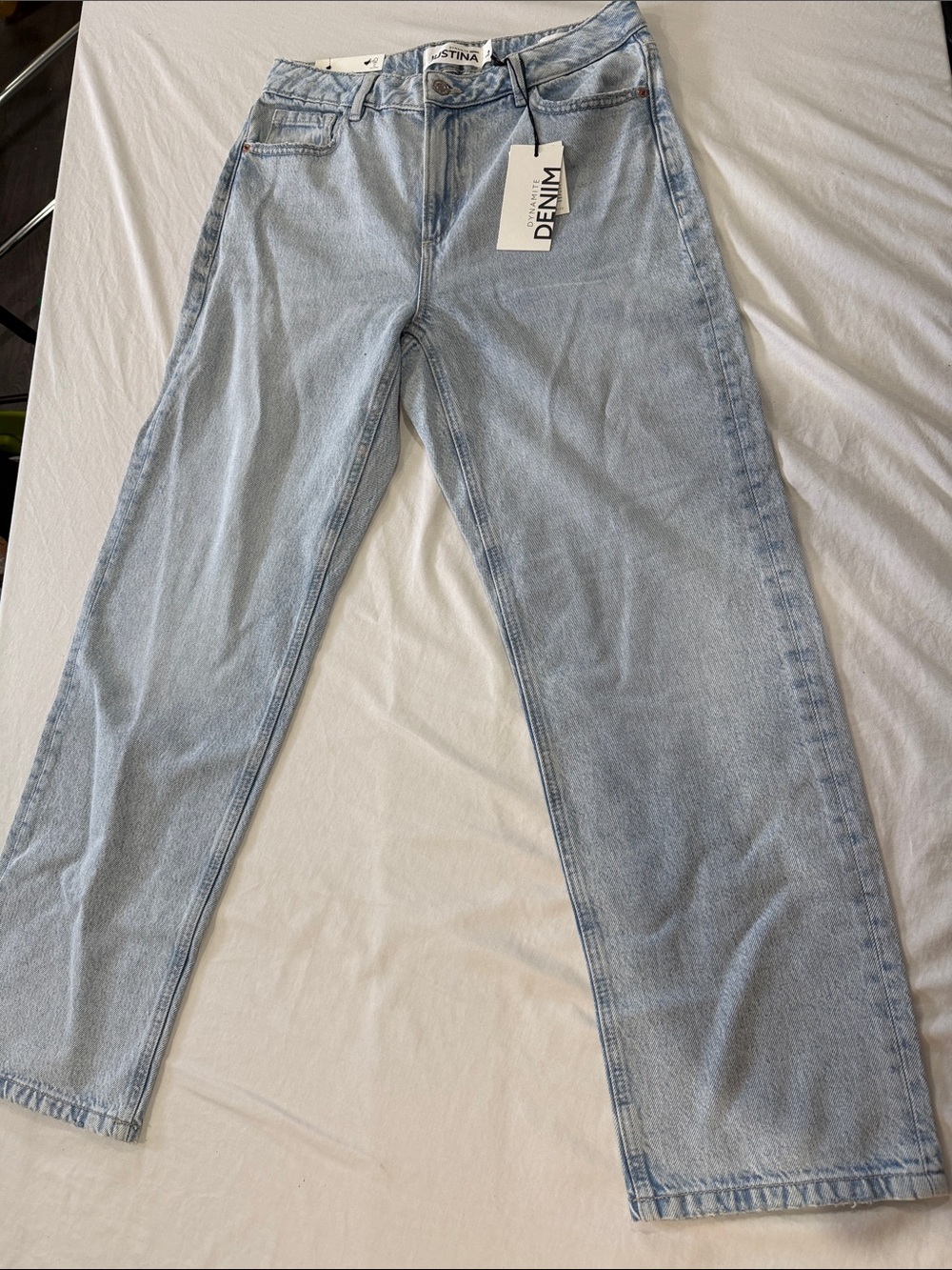 Dynamite Light Blue Straight Leg Jeans